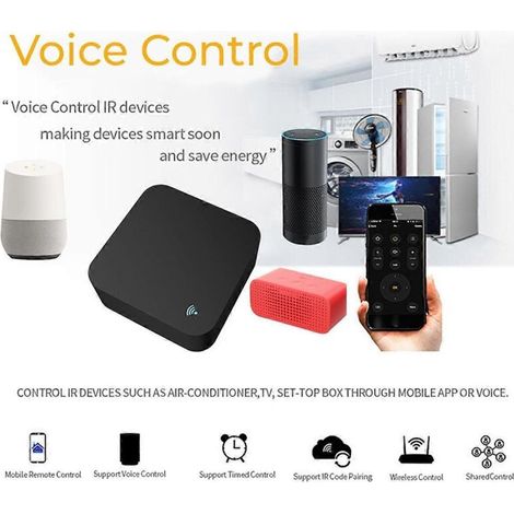 Télécommande Tuya WiFi RF IR pour maison connectée via