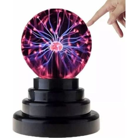 Lampe boule plasma - AMOUNE - 3 pouces - Globe magique - Cadeau pour enfants - Électrique (1/4)