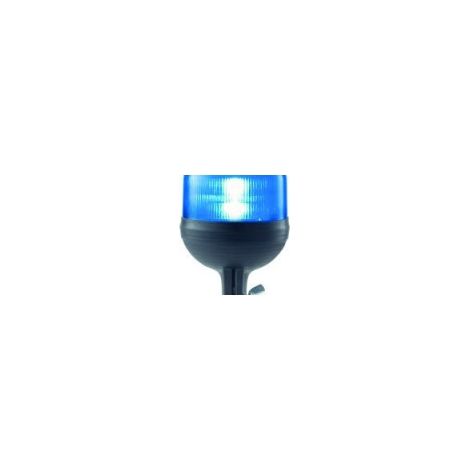 Gyrophare RIGATO tige rigide flash bleu 24 V