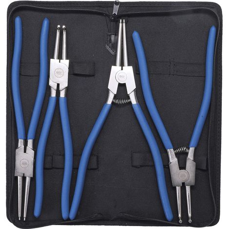 BGS Pinze  per anelli  elastici,  set  300  mm,  4  pezzi -  651 (1/5)