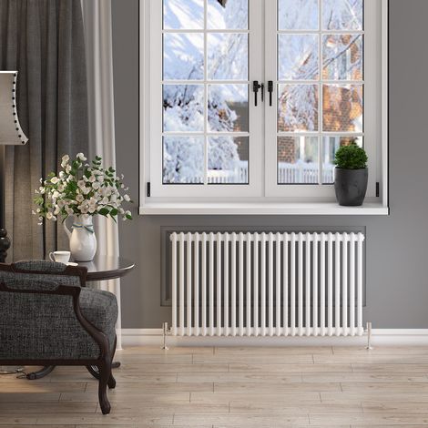 ELEGANT Cast Iron Radiator Horizontal Double Radiator Traditional Column Radiator Rads 600 x 1164 mm (1/5)