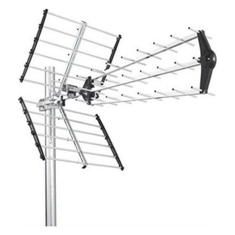 Triax 108961, Aluminium, 15,5 dB, UHF, 21 - 60, 540 mm, 1056 mm (1/4)