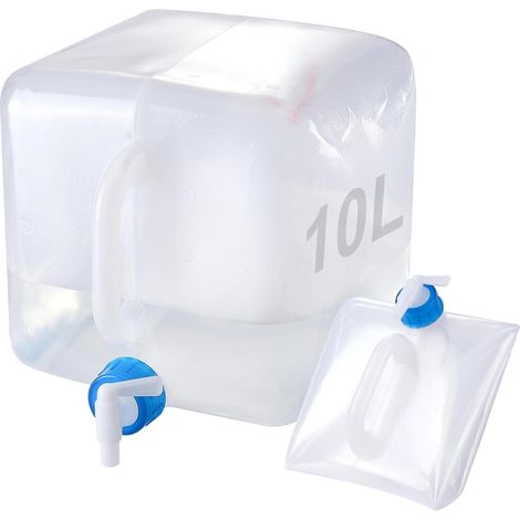 Faltbarer Wasserkanister 10L/20L mit Hahn, lebensmittelecht, BPA-frei, auslaufsicher (1/5)
