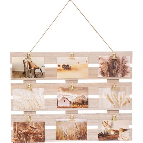 Portafoto cagette beige 58x43cm - Atmosphera créateur d'intérieur (1/2)