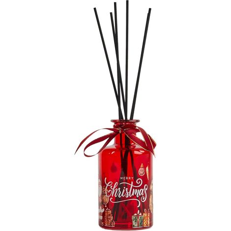Diffusore di fragranza con confezione in vetro decorazioni e profumazione per ambienti 180 ml -Cedro invernale (1/2)