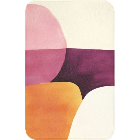 TAPPETINO PER WC Forme - Astratte - Colorate 50x80 cm