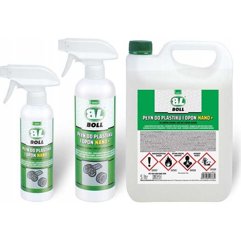 Limpiador de plásticos y neumáticos Boll 250 ml (1/3)