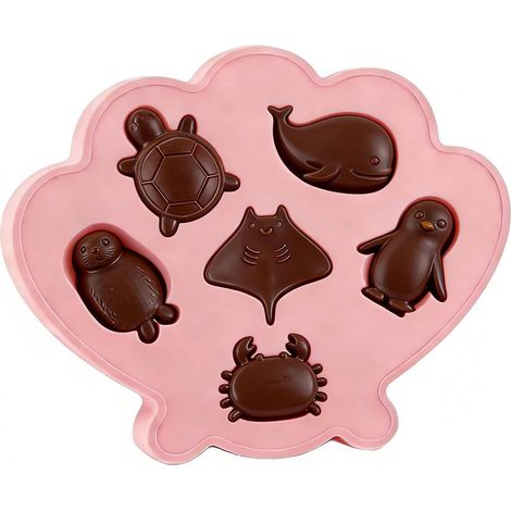 à Glaçons Créatures Marines Moule chocolat en forme de créature (1/5)