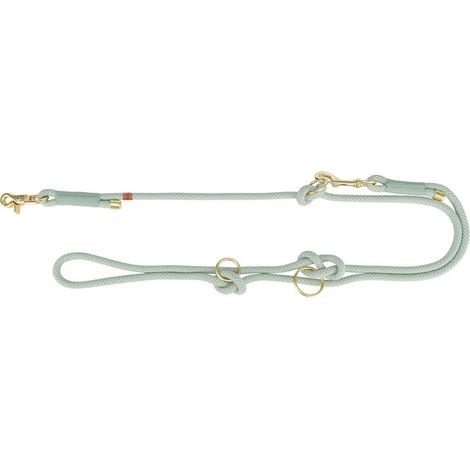 Guinzaglio regolabile per cane Trixie Soft Rope Verde Menta L L/XL (1/2)