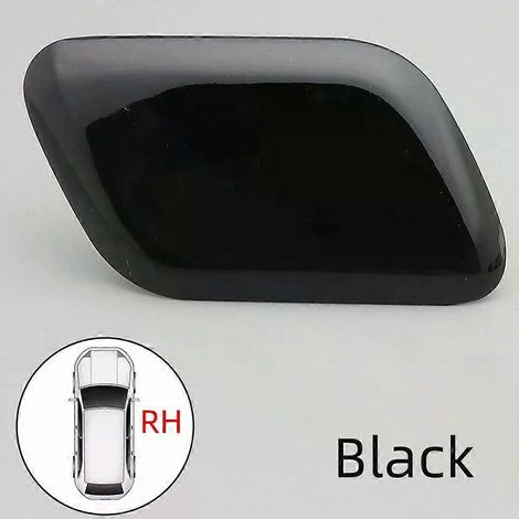 Pour Ford Kuga 2013-2017 et Escape 2017-2019 : cache-gicleur de lave-phares avant, couleur : noir, côté droit. (1/4)