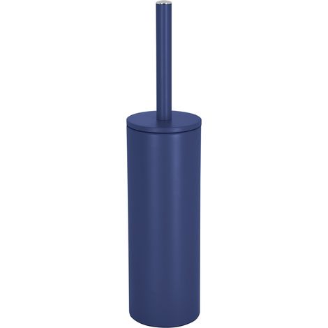 Escobillero con soporte de acero AKIRA Azul mate Spirella (1/5)