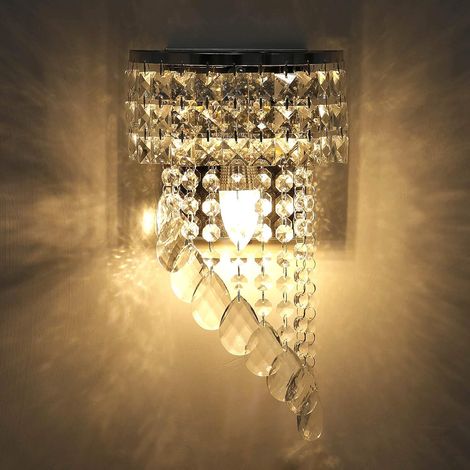 Moderne Applique Murale En Cristal K9 Intérieur Lampe Murale Cristal (1/5)