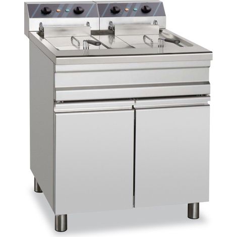 Friteuse électrique - 20+20L - Avec meuble - Arilex