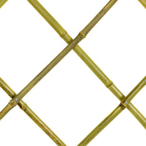 Traliccio in Bamboo Naturale grigliato estensibile 60x240 cm per piante e fiori STI (1/4)
