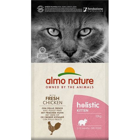 Almo Nature Cat Life Maintenance Kitten con Pollo Fresco  - Almo Nature Cat Life Maintenance Kitten con Pollo Fresco - Sacco Da 12 Kg
