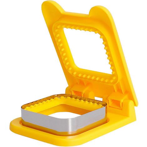 Machine à découper et sceller les sandwichs Jikaixiang, appareil à sandwichs de poche, lame en acier inoxydable, outil de découpe de sandwichs pour enfants (1/4)
