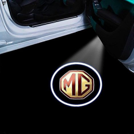 Projecteur laser sans fil HD avec logo pour portières de voiture (compatible MG 6, 350, 42, 550, ZT, 7, ZS, HS, GS, 3, TF, 5, RX5, RX8, ZR). Quantité : 1 pièce.