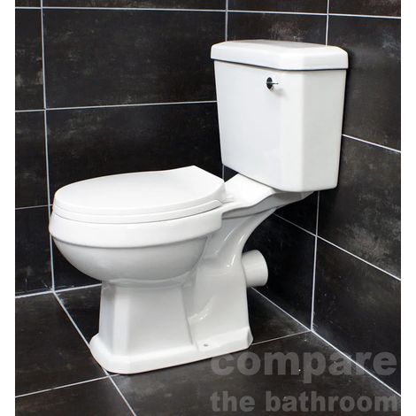 Carlton Richmond Close Coupled Toilet Including Soft Close Seat Traditional WC (1/3)