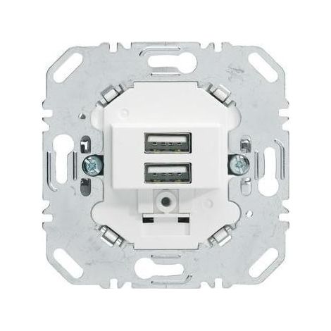 Berker USB Ladesteckdose 230V 2fach 3A polarweiß 260209 (1/5)