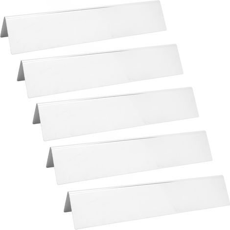 5 Aromaschienen aus Edelstahl, rostbeständige Ersatzteile für Weber-Grills 2241298, 2241398, 22141141, 2271001 (1/5)