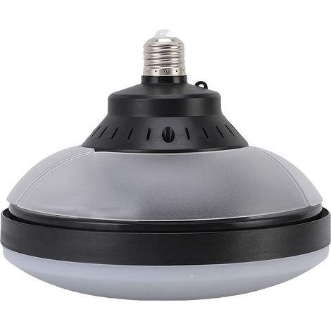 Ventilateur de plafond avec éclairage LED, télécommande, faible bruit, température de couleur réglable en continu, pour chambre, intérieur et extérieur, noir (1/5)