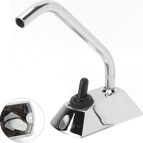 Interrupteur de robinet de pompe à eau électrique 12V adapté aux camping-cars, fourgons aménagés et caravanes, remplaçable avec un tuyau de diamètre intérieur de 10 mm/0,4 pouce. (1/5)