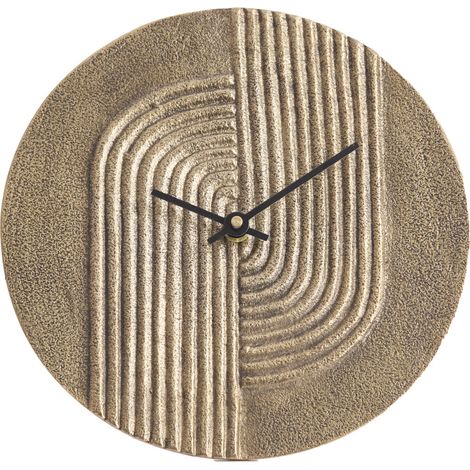 Orologio piccolo Light & Living GWENNA in bronzo antico – Ø20 cm