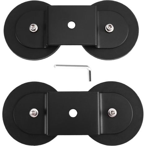 1 pair of long strip light strong magnetic brackets for car roof LED spotlights, modified and fixed with magnetic brackets for car roof lights, strong magnetic base (1/4)