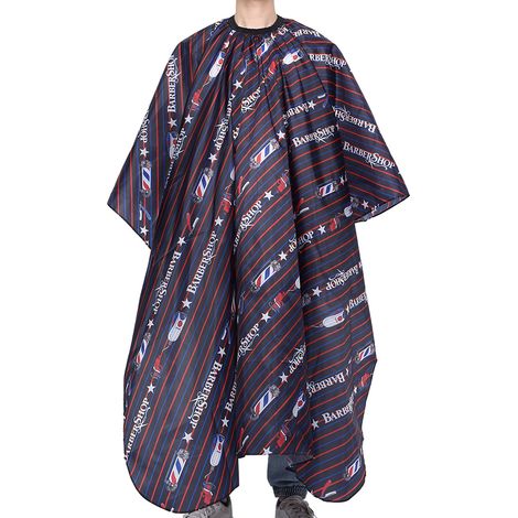 Tablier de coiffure, blouse de coiffeur, cape en tissu pour adultes et enfants (1/5)