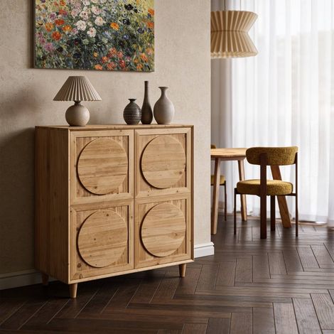 Buffet haut en bois recyclé Sigrid (1/5)