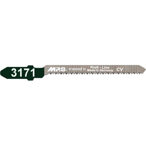 5 Lames scie sauteuse CV (pour bois/plexi) Dents Frais - Crois - Coni 50/75Mm - 1.3mm Chantourner mm