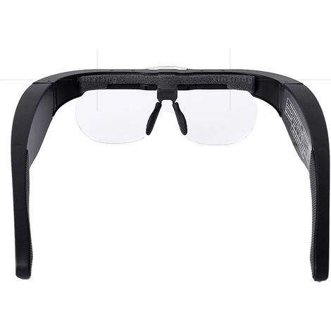 GABRIELLE Lunettes loupe frontale rechargeable avec lumière LED, mains