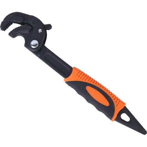 26 cm Universalschlüssel mit spitzem Schaft, multifunktionaler Schnellöffnungs-Rohrschlüssel, selbstsichernder Universalschlüssel