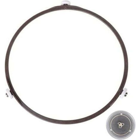 Support plateau tournant universel de 22cm，Anneau Rotatif Micro-ondes , XU,de Plateau Tournant pour Universel Support en Verre 22cm Diamètre (Brun)