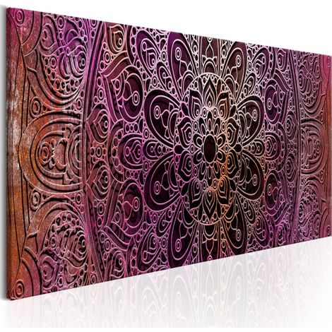 Tableau Imprimé "Mandala : Amethyst Energy" 50 x 150 cm (1/2)