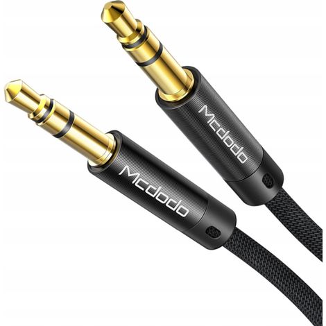 Cavo mini jack MCDODO da 3,5 mm, stereo, AUX, cavo audio resistente da 1 m