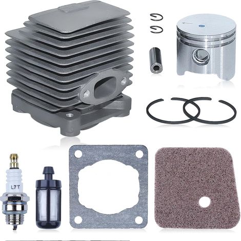 34mm Cylinder Piston Kit for Stihl Fc75 Fc85 Fh75 Fr85 FS75 FS80 Fs85 HS75 HS80 HS85 HL75 HL75K Ht70 Ht75 Ka85 Kr85 Kw85 SP81 SP85, 4137 020 1202/4137 020 1201 (1/5)