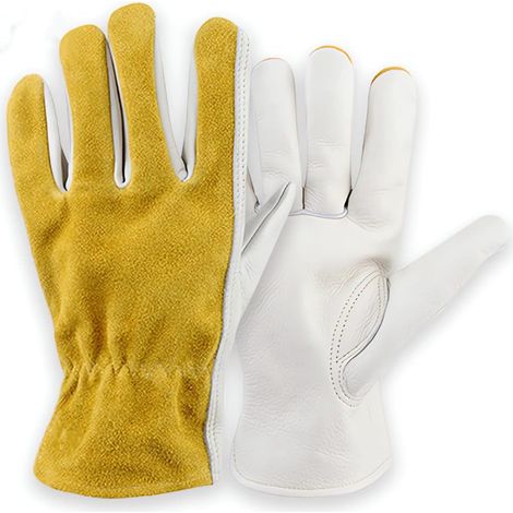 Filiyano-Gants de jardinage en cuir résistant aux épines pour hommes et femmes, gants de protection robustes (1/5)