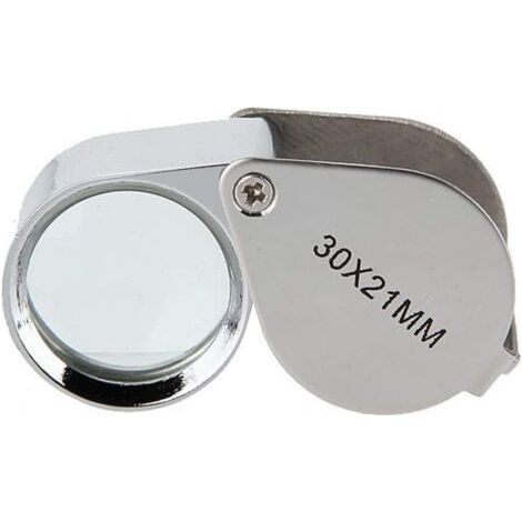 30x21mm Loupe, Verre Loupe Pliable