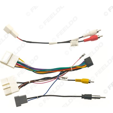 Compatible with the Nissan Bluebird/Sylphy/Venucia M50V 2016 conversion wiring harness, 16-pin power cable for large screen Android navigation system (1/5)
