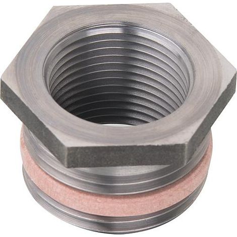 piece de reduction DN25 (1") x DN20 (3/4"), avec joint PTFE