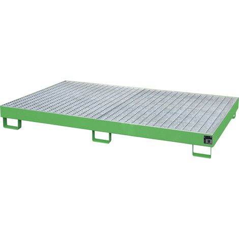 Bauer Regalwanne RW-GR 2200-1, lackiert, Resedagrün