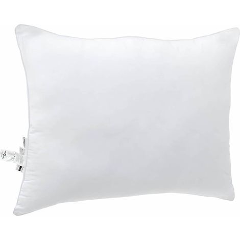 Oreiller avec oreiller Blanc Coton et polyester (1/5)