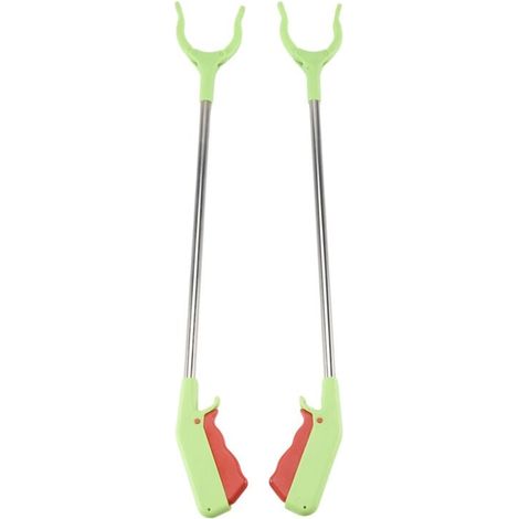 Pince Ramasse Déchets Jardin Griffe Outil 60 Cm 2 Pièces (1/4)