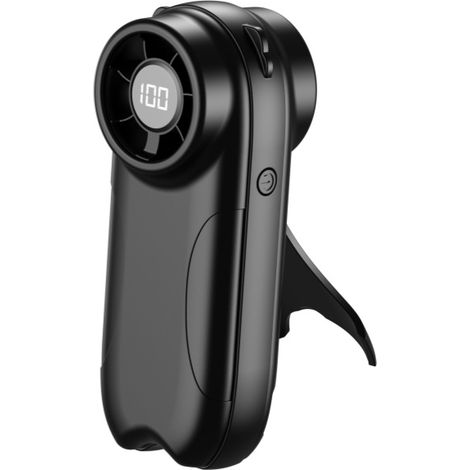 Ventilateur portable puissant 16°C, 199 vitesses, 4000mAh, multi-usages (main/bureau/collier) (1/5)