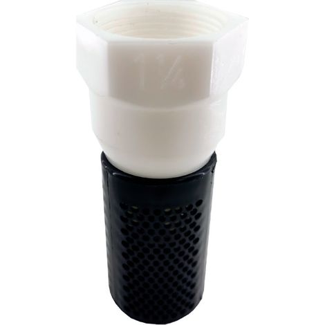 Válvula de Retención de Pie con Colador 1 1/4"