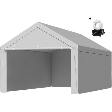Toile Rechange Carport - 6 - 09x3 - 65 m Bâche Toit Abri Voiture (1/5)