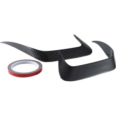 A pair of rear side fins fits BMW 3 Series G20 and G28 (2020-2023 models). (1/5)