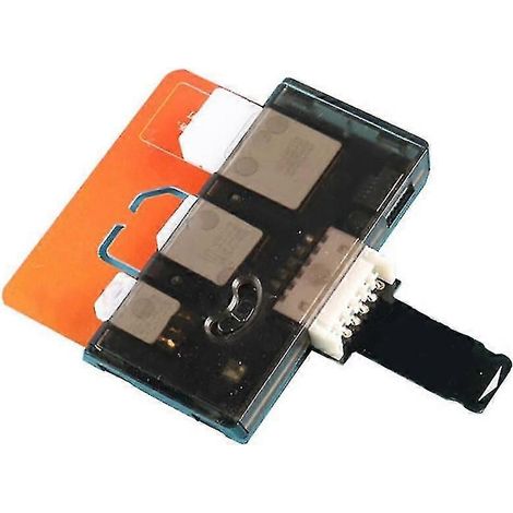 Adaptateur multi-lecteur 4 emplacements Mini SIM Nano avec interrupteur de contrôle pour Android