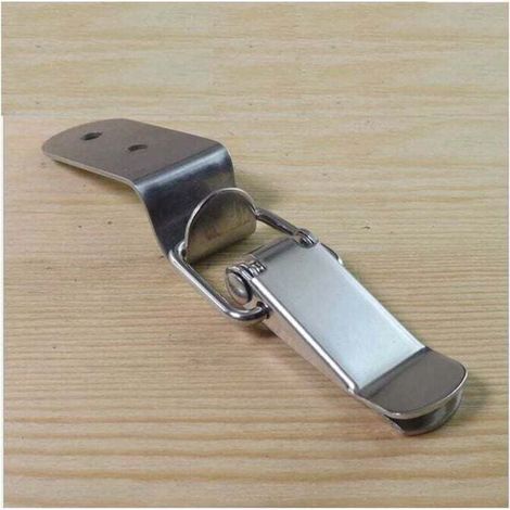4Pièces Fermeture à bascule,Fermeture a Levier Fermeture à Ressort Loquet Bascule en Acier Inoxydable Pour Coffre à Outils,Levier de verrouillage,Tiroir,boîte à outils, placard, armoire, boîte (4PCS), (1/3)